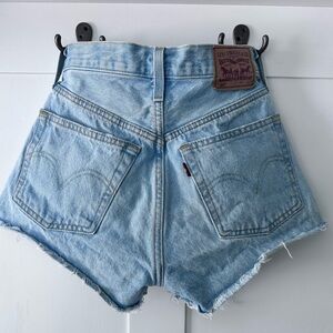 Levi's 501 Original High Rise Distressed Jean Shorts Spring Summer - Size 24